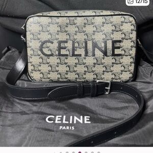 Celine Triomphe Shoulder Messenger Bag EUC